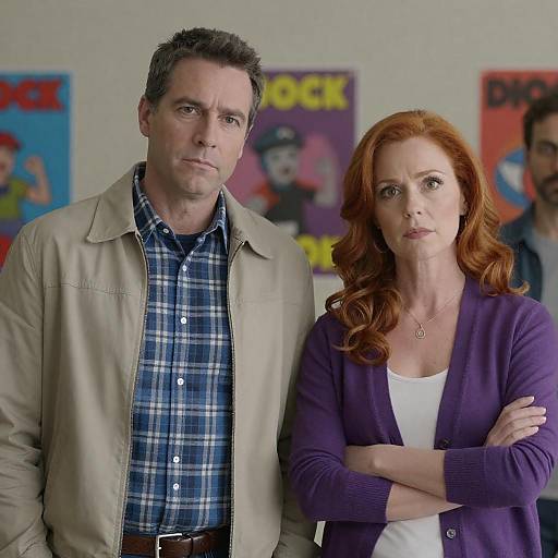 Candid Adult Interaction in a Room