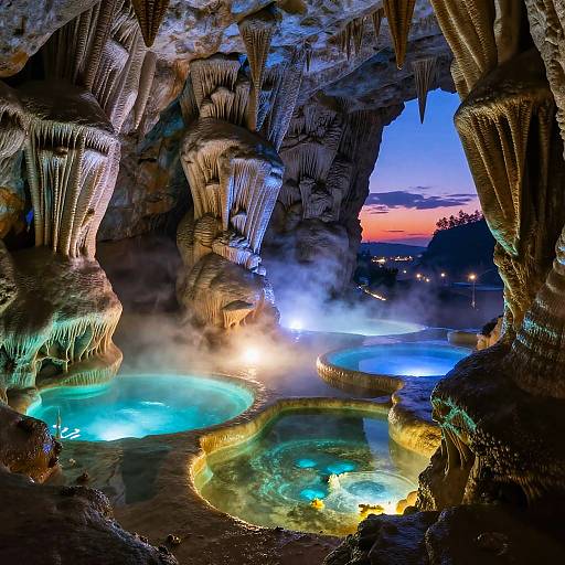 Ethereal Limestone Cavern Glow