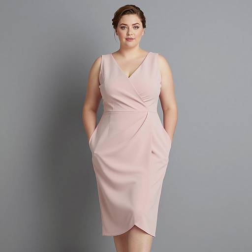 Stunning Plus-Size Evening Dress Portrait