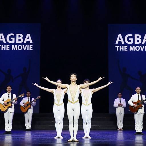 Stage Performance with Dancers and Guitarists