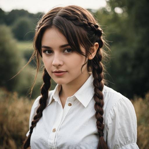 Realistic Female Frodo Cosplay Portrait