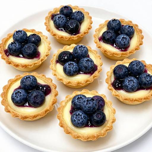 Delicate Mini Blueberry Buttermilk Pies