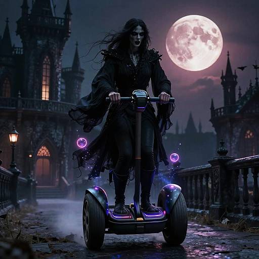 Vengeful Specter on Magical Segway