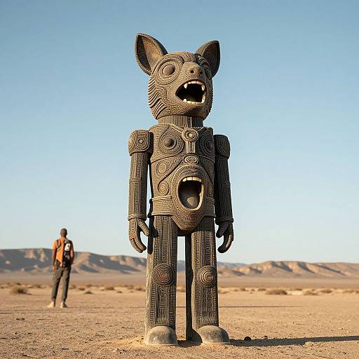 Burning Man Style Animal Totem