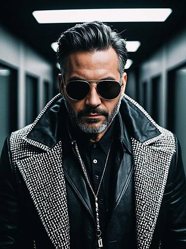 Bold Cinematic Modern Fashion Portrait