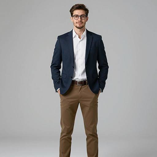 Professional Young Man in Business Attire