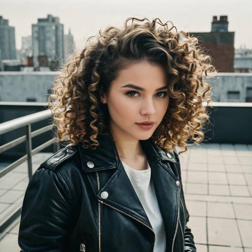 Urban Vintage Style with Ringlet Curls