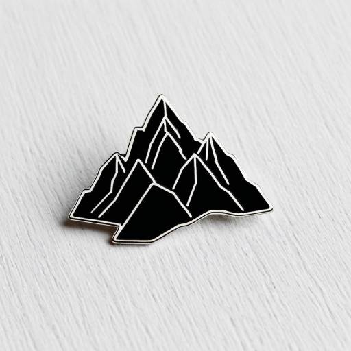 Mountain Silhouette Enamel Pin