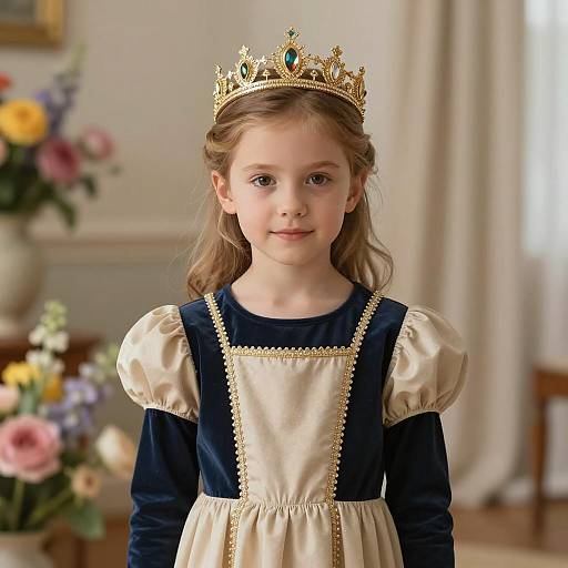 Vintage Royal Princess Jubilee Party Portrait