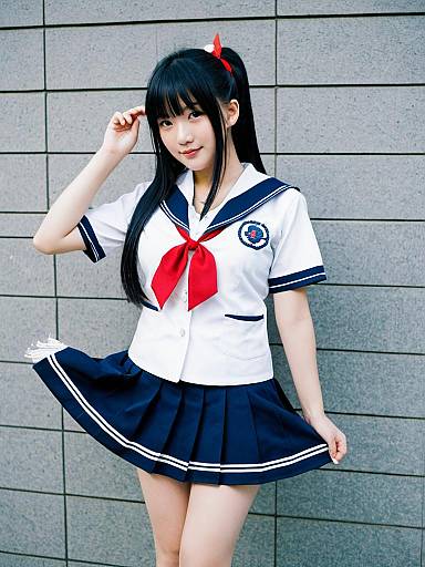 Cosplay photo of munetani mashiro. Costume clothes