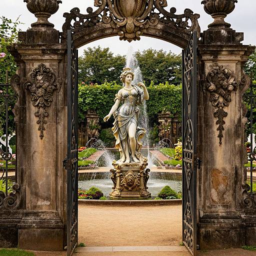 Fantastical Portal to Baroque Garden
