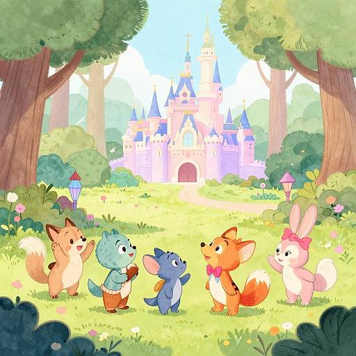 Disney-Inspired Enchanted Fairy Tale Scenes