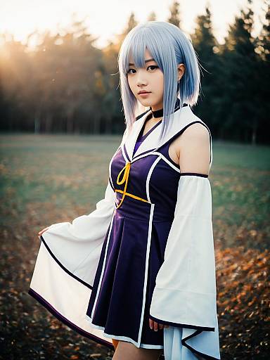 Realistic Yuki Nagato Cosplay Photo