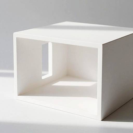 Minimalist Scandinavian Architectural Model