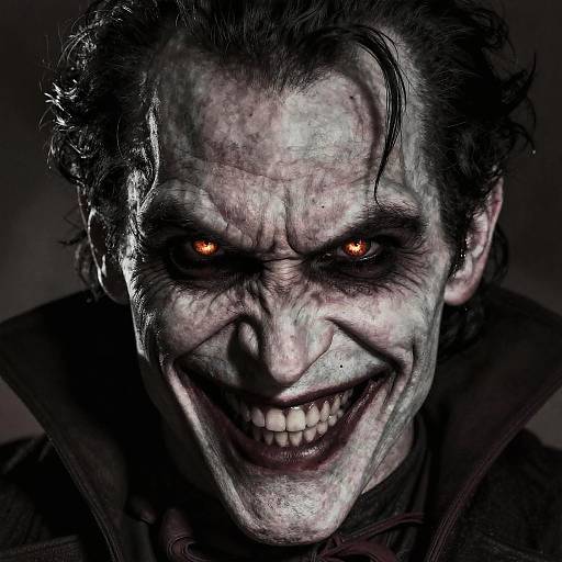 Realistic Sinister Villain Face Drawing