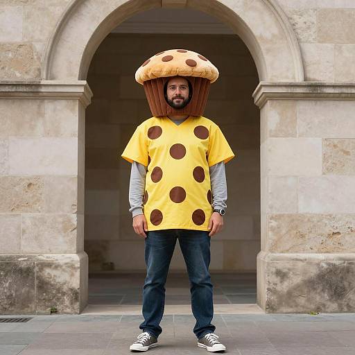 Realistic Muffin Man Costume Encounter