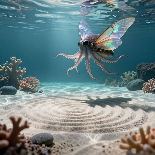 Surreal Zen Underwater Dreamscape