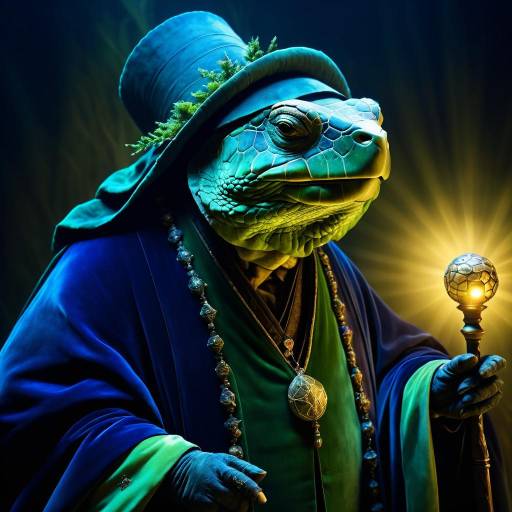 Wise Tortoise Sage with Staff