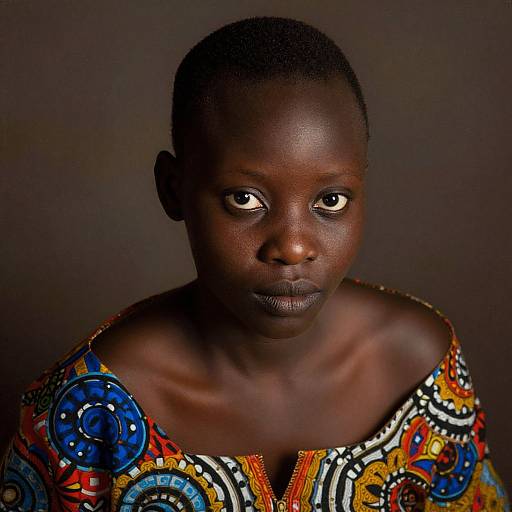 Ultrarealistic Portrait of African Woman