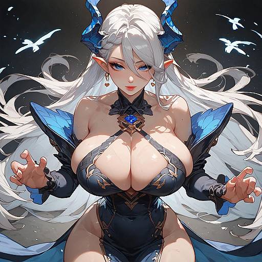 Angel in Hell with Demons