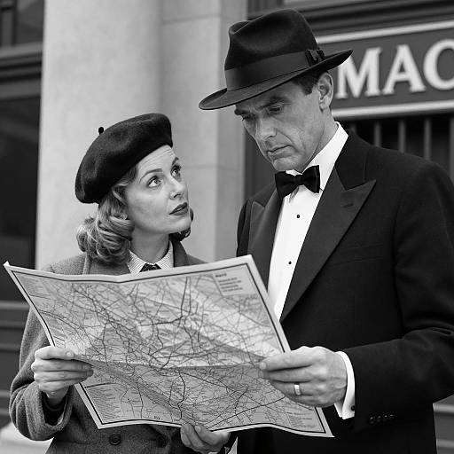 Classic Black and White Elegance