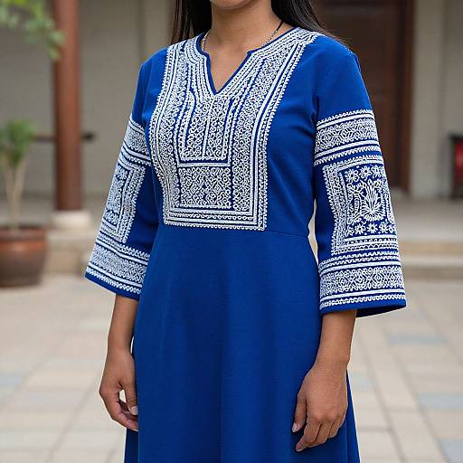 Woman in Traditional Ethnic Costume