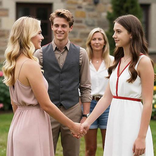 Outdoor Family Photo with Smiles