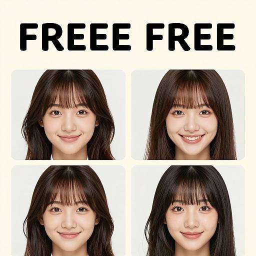 Cheerful Bangs Filter Ad Banner