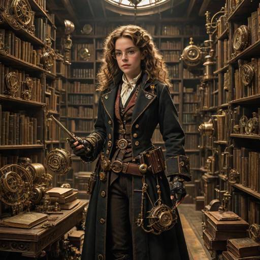 Whimsical Steampunk Hermione Granger Adventure