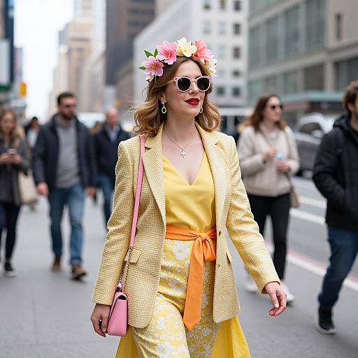 Whimsical Spring Fashion on 5th Avenue