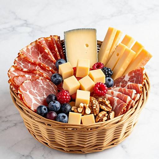 Epicurean Meat and Cheese Gift Basket