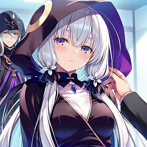 Illustration of Asclepius (fate), fate (series) in the style of Tomose shunsaku