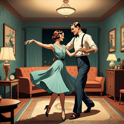 Mid-Century Dance: A Stylish Fusion