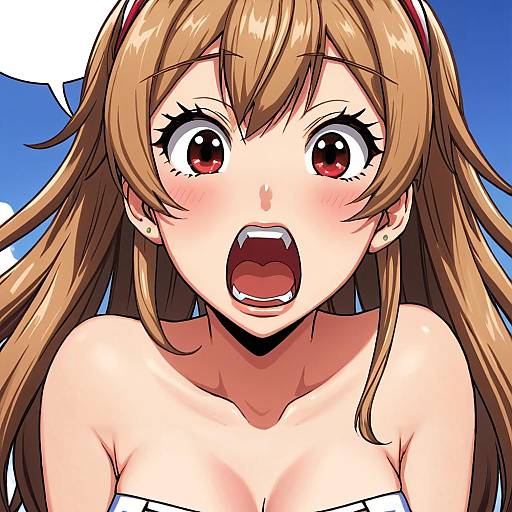 Cheeky Girl With Playful Expression