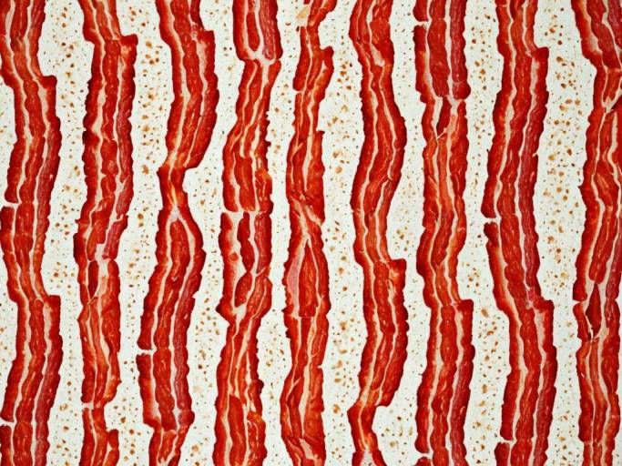 Bacon-Themed Wallpaper for Food Lovers