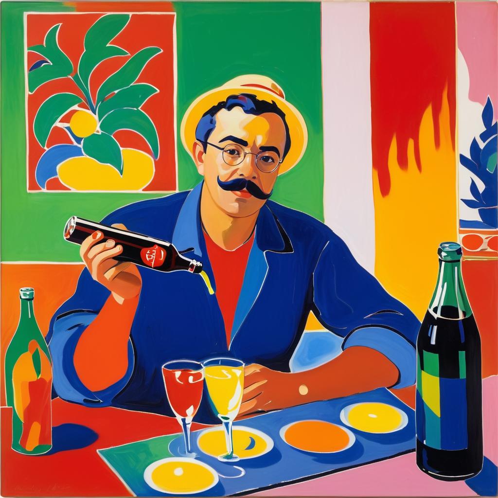 Modern Matisse: Cola in Bold Colors