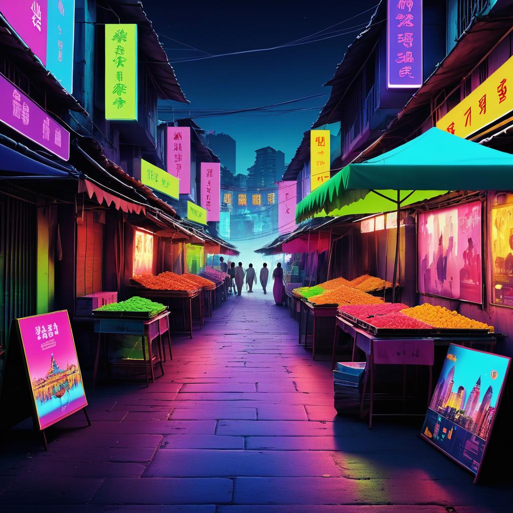 Vibrant Street Market Documentary Poster