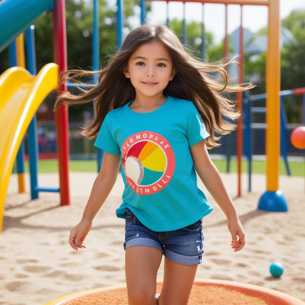 Playful Innocence in a Vibrant Playground