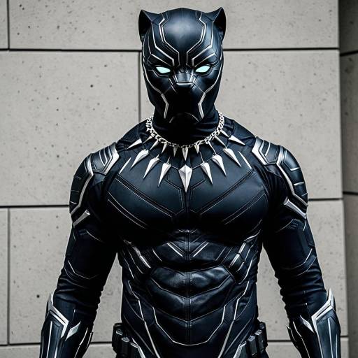 Dynamic Black Panther Cosplay Costume Design