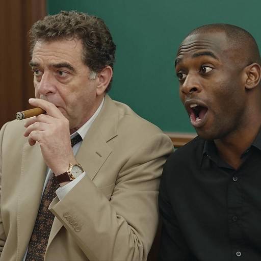 Two Men with Intense Expressions