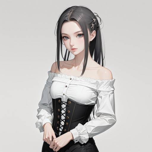 Curious Chihaya in Off-Shoulder Fashion