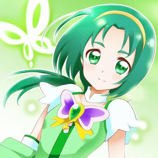 Illustration of Akimoto komachi, precure in the style of Kuune rin