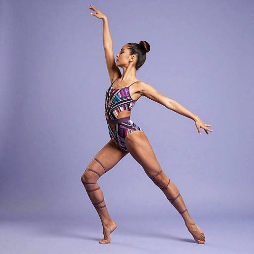 80s Dance Trainee Retro Photoshoot