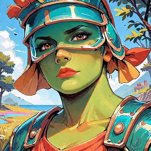 Anime Style Shrek Meets Masterchief