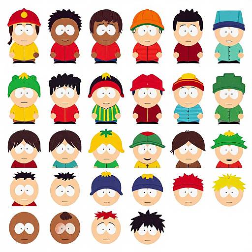 South Park Character Customization Template