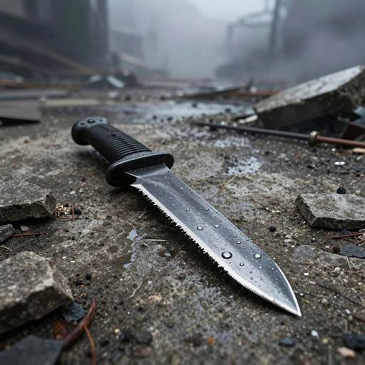 Abandoned War Razor in Dystopia