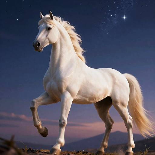 Heroic Starlight Pegasus in Cosmic Twilight