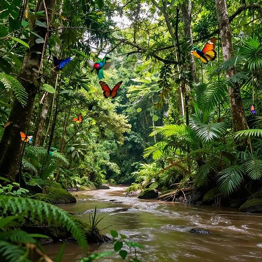 Lush Salvador Rainforest Scene