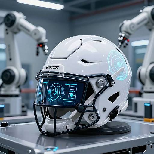 High-Tech Football Helmet Engineering