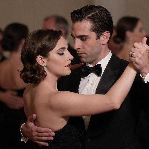 Intimate Dance in Dim Lighting